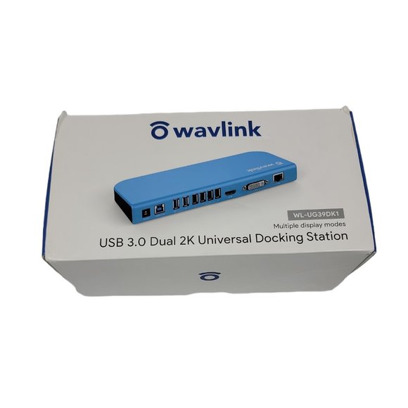 Wavlink Usb 3.0 Dual 2K Universal Docking Station WL-UG39DK1 - Picture 1 of 12